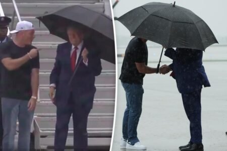 Pat McAfee greets President Trump ahead of Patriot Games on ESPN Pat McAfee greets President Trump ahead of Patriot Games on ESPN