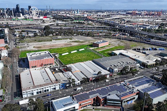The state government has approved three towers that breach discretionary height and bulk limits for the Arden precinct. 