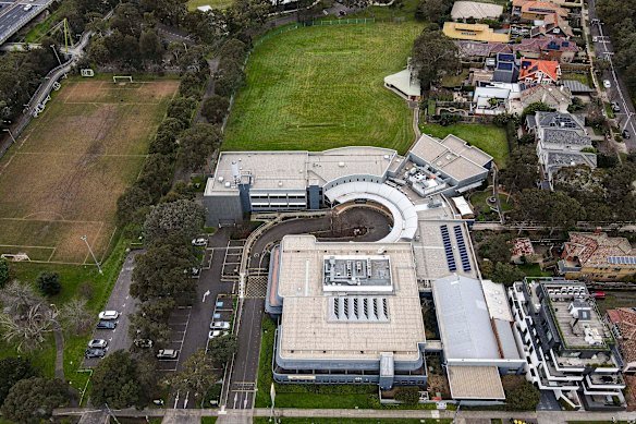 An aerial view of the Vision Australia headquarters.