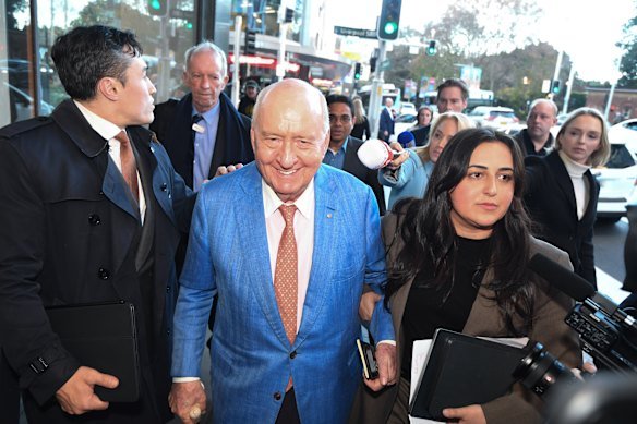 Alan Jones has been a man of many titles, but now he is reduced to just one: defendant.