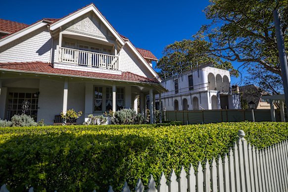 One of the heritage-listed homes on Llandilo Avenue. 