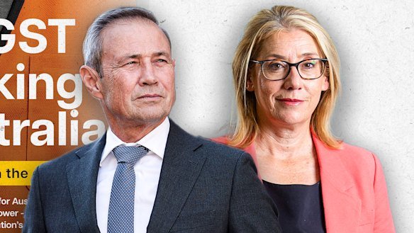 West Australian Premier Roger Cook and Treasurer Rita Saffioti launched a campaign to protect the GST deal.