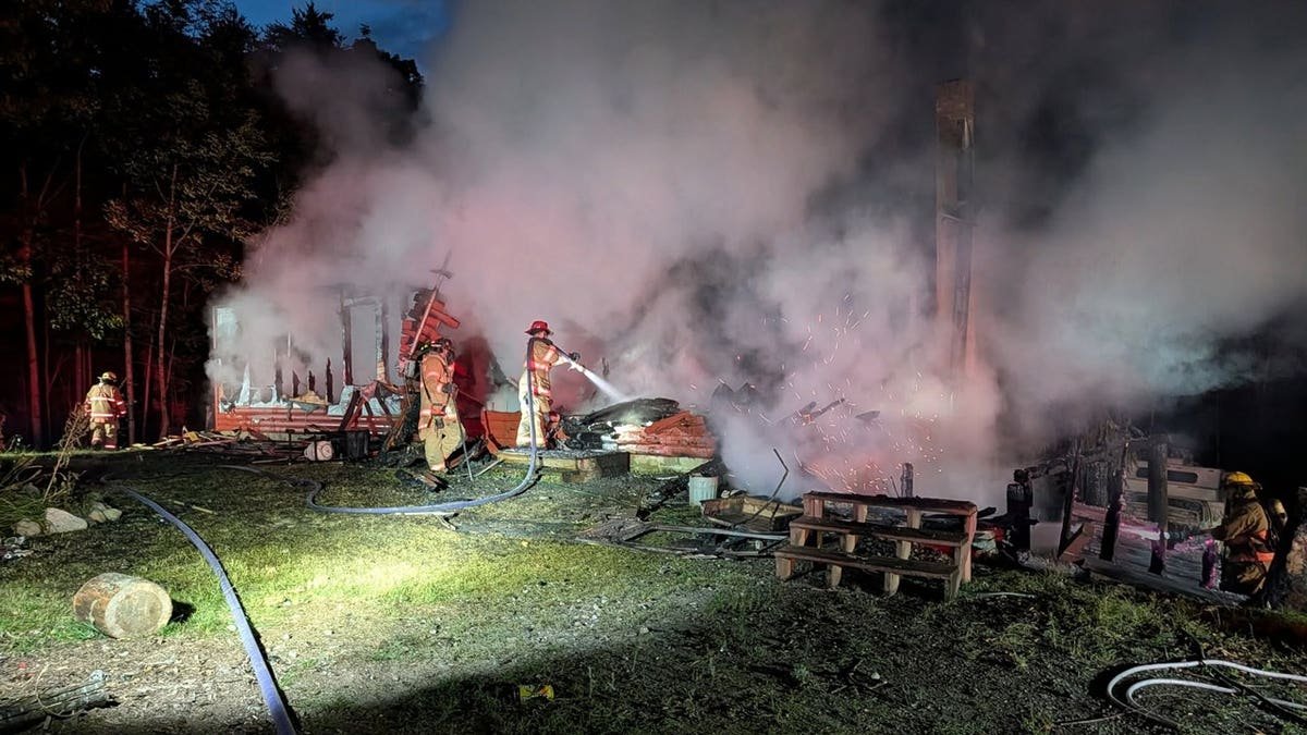 the ruins of a home after a fire