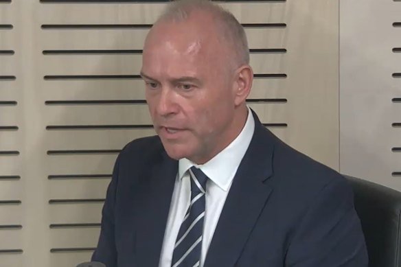 Catholic Schools NSW chief executive Dallas McInerney is giving evidence at the Independent Commission Against Corruption.
