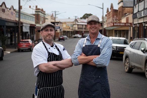 Max Benaud (left) and Wal Stranger. After Max was diagnosed with B-cell acute lymphoma, “Wal was the first person I called walking out of the hospital,” recalls Max.