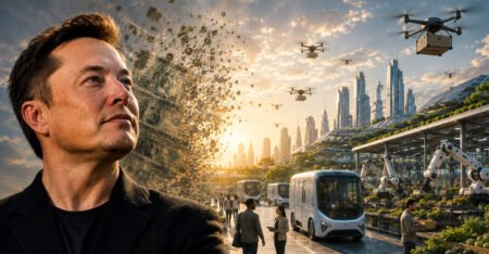 Elon Musk’s Moneyless Future Faces a Reality Check Elon Musk’s Moneyless Future Faces a Reality Check