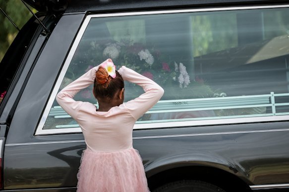 Attendees wore pink, Kumanjayi Little Baby’s favourite colour.