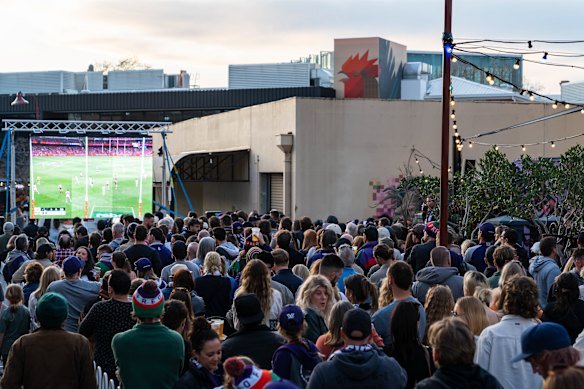 The Federal Hotel will be expanding into the Paddy Troy Mall for all Dockers games, but if they make it to the grand final, it will be bigger than ever.