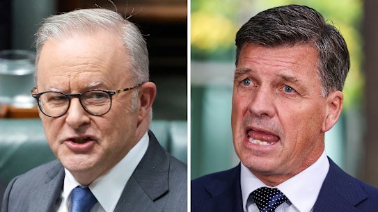 Opposition Leader Angus Taylor has said Prime Minister Anthony Albanese is pulling the ladder away for young people.