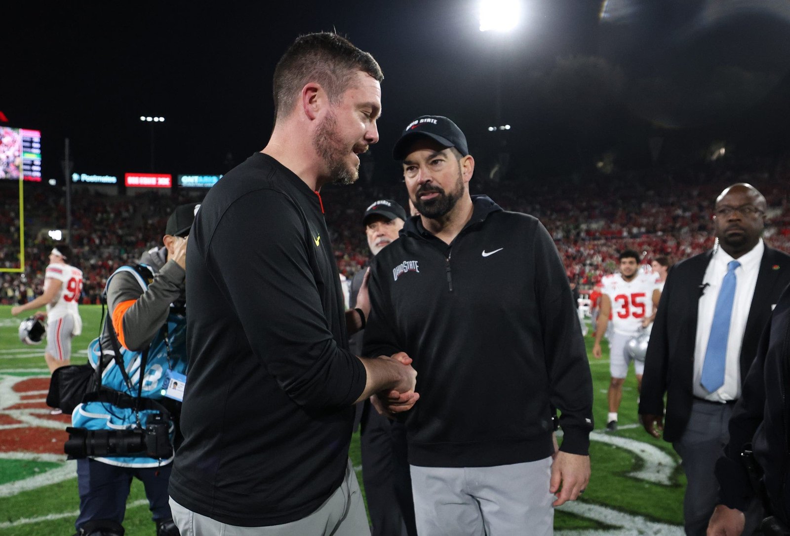 Will Oregon get revenge over Ohio State for its loss in the 2025 Rose Bowl?(Photo by Harry How/Getty Images)