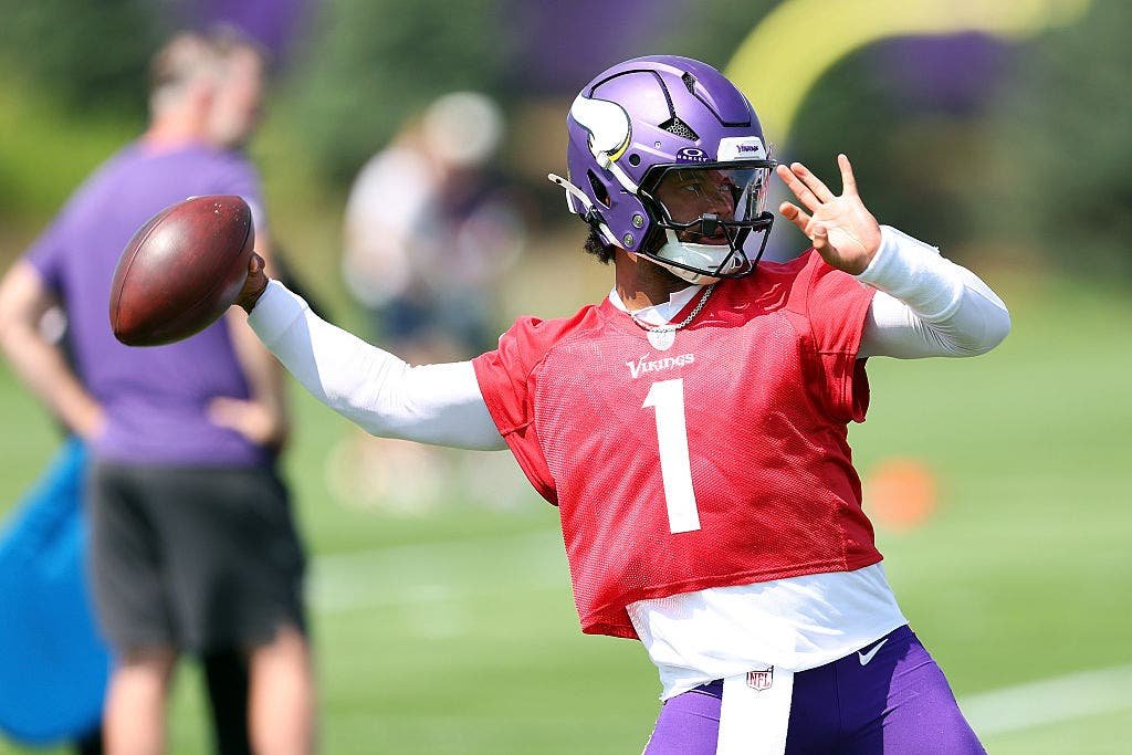 Kyler Murray is seemingly in an ideal situation to get his career back on track after flaming out with the Cardinals. (Photo by David Berding/Getty Images)
