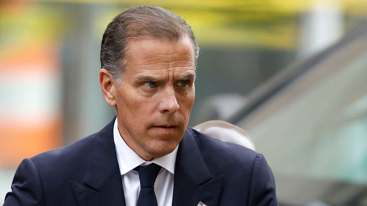 Hunter Biden looking serious