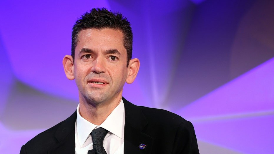 NASA Administrator Jared Isaacman delivers remarks at the American Institute of Aeronautics and Astronautics (AIAA) ASCEND 2026 Conference on May 19, 2026 in Washington, DC.