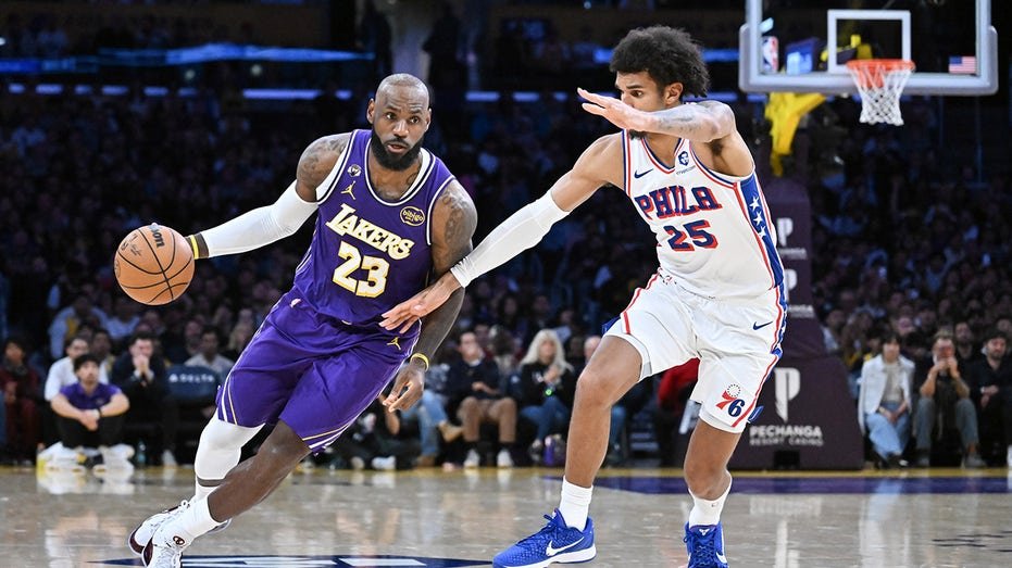 LeBron against Sixers