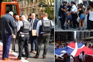 Teen stabbed repeatedly near NYC Dominican Day Parade route Teen stabbed repeatedly near NYC Dominican Day Parade route