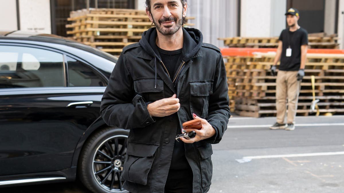 Marc Jacobs attends a runway show at the New York Public Library.