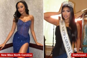 Miss North Carolina addresses taking crown from dethroned winner— but stays mum on alleged racism scandal Miss North Carolina addresses taking crown from dethroned winner— but stays mum on alleged racism scandal