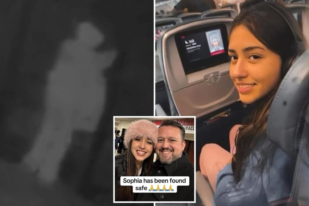Missing teen Sophia Cover seen flying home to Florida with dad after being found 1,200 miles away in NJ Missing teen Sophia Cover seen flying home to Florida with dad after being found 1,200 miles away in NJ