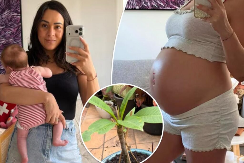 Mom buries placenta, waters it with breast milk as part of a traditional Balinese ritual