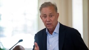 Trump looms over blue state primary as progressive gov faces far-left challenge Trump looms over blue state primary as progressive gov faces far-left challenge