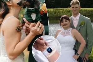 Exclusive | Brides are refusing to give up their fitness trackers at their weddings — and some are getting creative