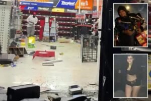 Mob of looters who struck LA AutoZone twice in 24 hours pictured by police
