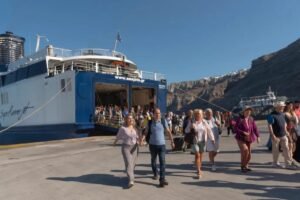 Ferry at popular island hotspot dubbed ‘the vomit comet’ as tourists battle brutal seasickness in rough weather Ferry at popular island hotspot dubbed ‘the vomit comet’ as tourists battle brutal seasickness in rough weather