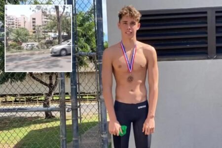 Naked champion swimmer accused of beating security guard to death with water bottle at Hawaiian resort Naked champion swimmer accused of beating security guard to death with water bottle at Hawaiian resort