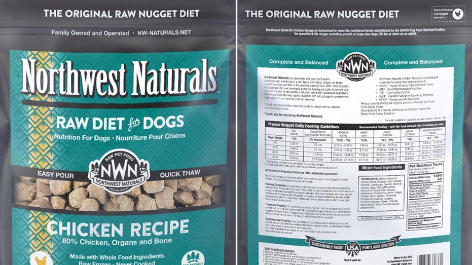 Northwest Naturals Raw Diet for Dogs Chicken Recipe frozen pet food packaging