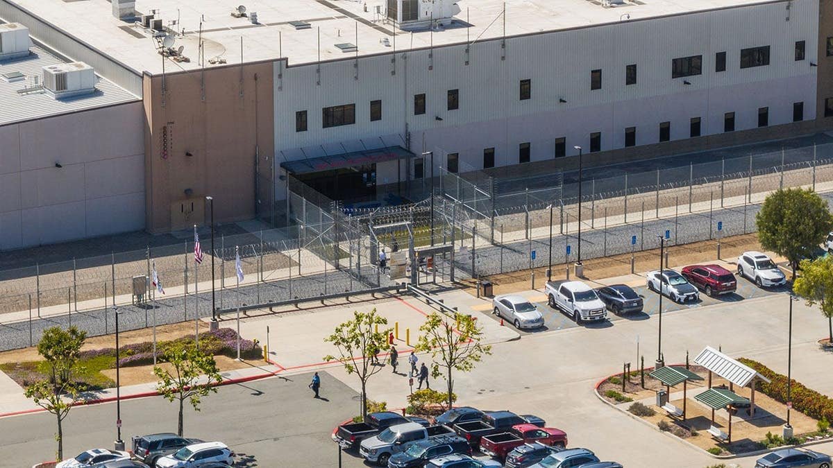 Otay Mesa Immigration Customs Enforcement detention center building in San Diego California
