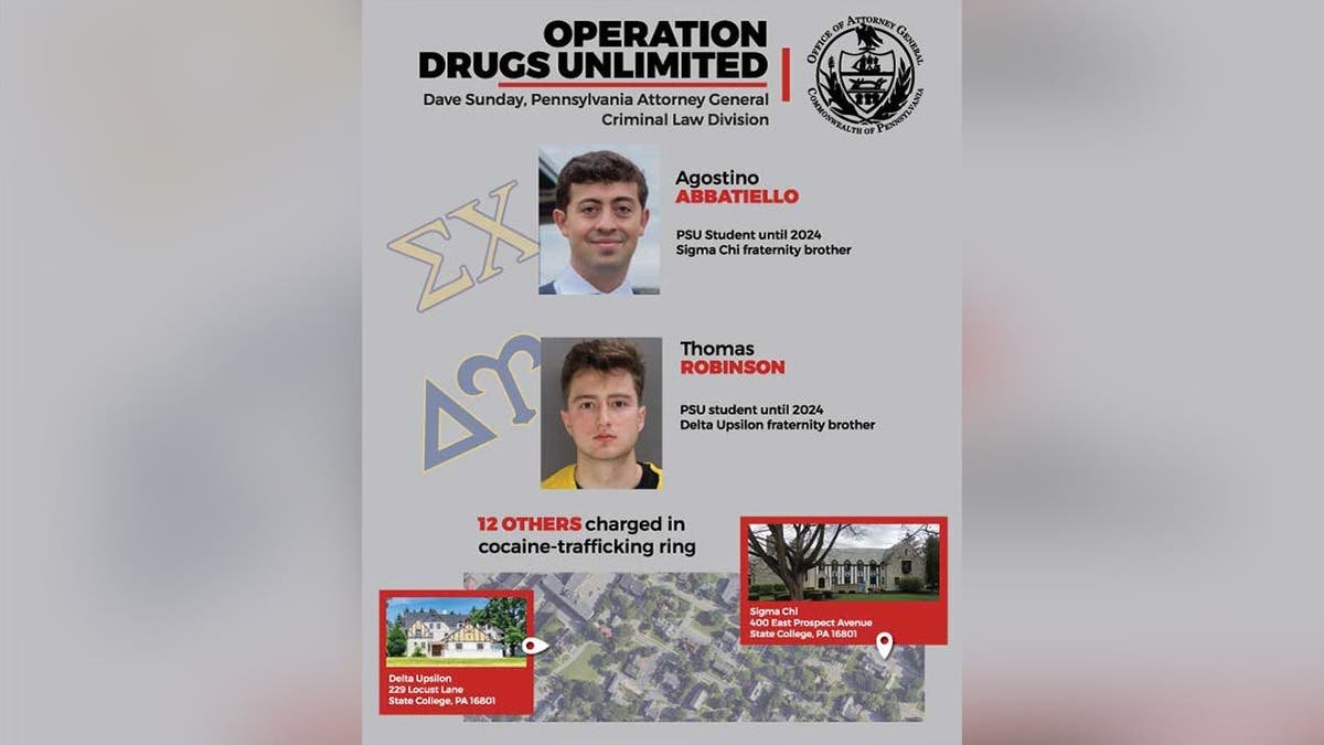 image shows flyer presented at press conference.