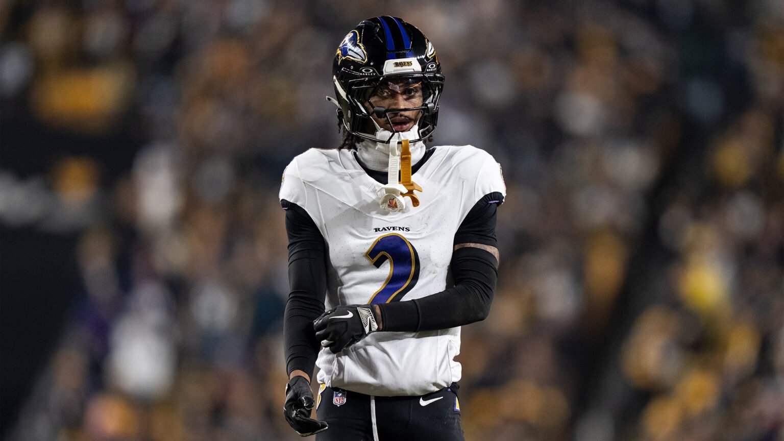 Ravens CB Nate Wiggins Carted Off Field With Leg Injury Ravens CB Nate Wiggins Carted Off Field With Leg Injury