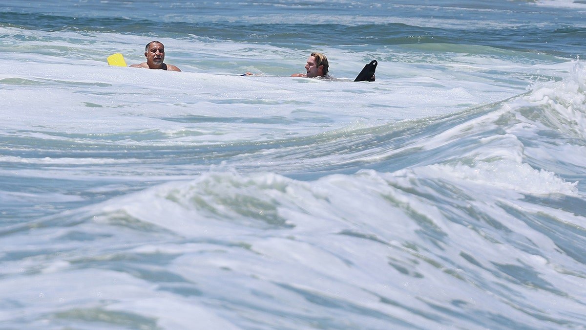 Rip current in Newport Beach, California