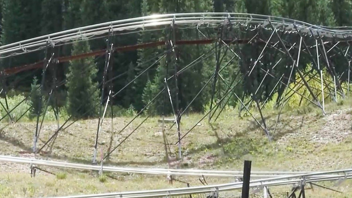 The section of Rocky Mountain Coaster alpine track at Copper Mountain in Colorado.