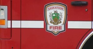 1 dead after vehicle hits Saskatoon overpass, bursts into flames: police