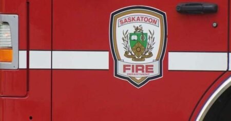 1 dead after vehicle hits Saskatoon overpass, bursts into flames: police
