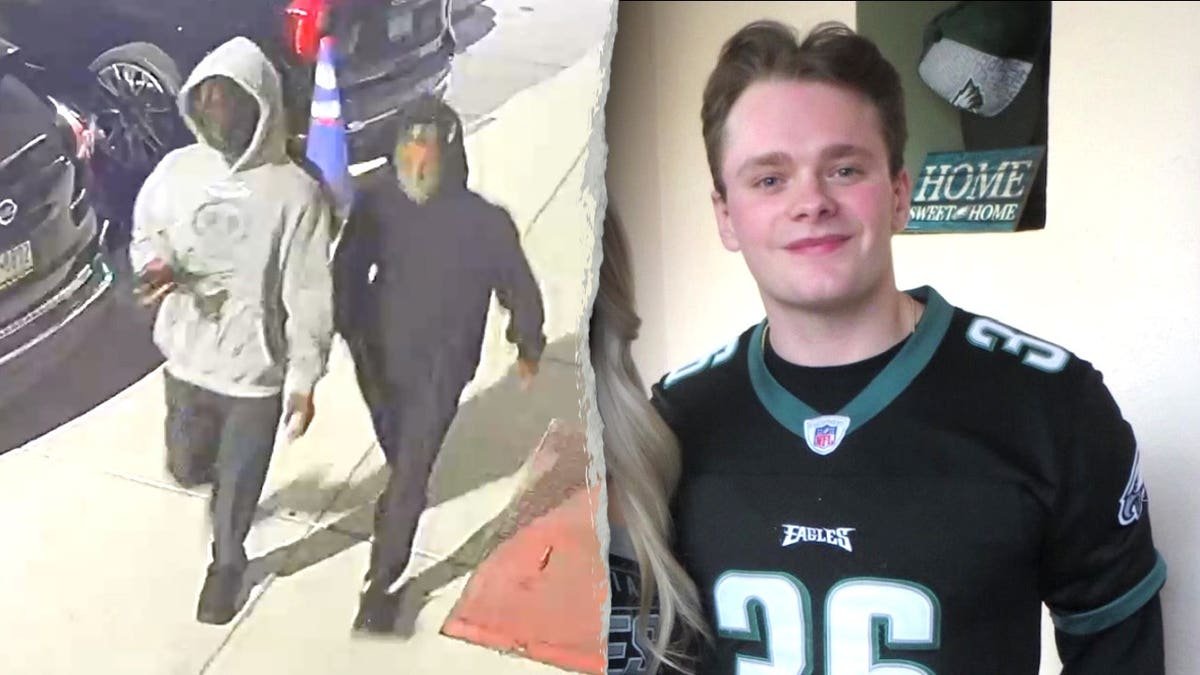 (L) Two suspects and (R) Billy Schmidt