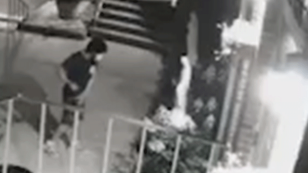 Masked man caught on camera smashing Virgin Mary statue with a hammer outside NYC church Masked man caught on camera smashing Virgin Mary statue with a hammer outside NYC church