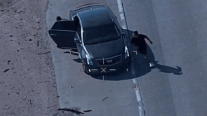 Suspected human smugglers lead cops on 100-mph chase before bailing and allegedly committing armed carjacking Suspected human smugglers lead cops on 100-mph chase before bailing and allegedly committing armed carjacking