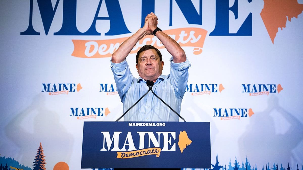 Troy Jackson campaigning