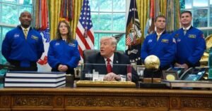 Trump to award Artemis II crew Congressional Space Medal of Honor Trump to award Artemis II crew Congressional Space Medal of Honor