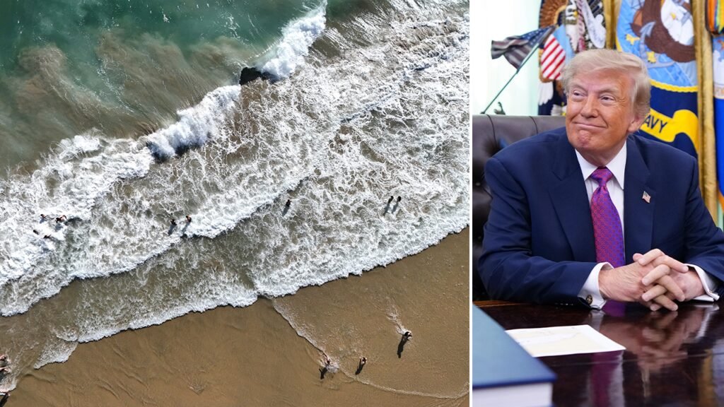 Trump floats renaming the Atlantic and Pacific oceans after rebranding historic lake Trump floats renaming the Atlantic and Pacific oceans after rebranding historic lake
