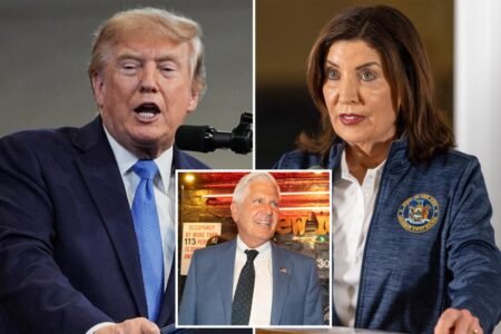 Trump slams Hochul’s ‘radical left’ as destroying NY — predicts win for GOP gov hopeful Blakeman: ‘How the hell can you lose to that?’