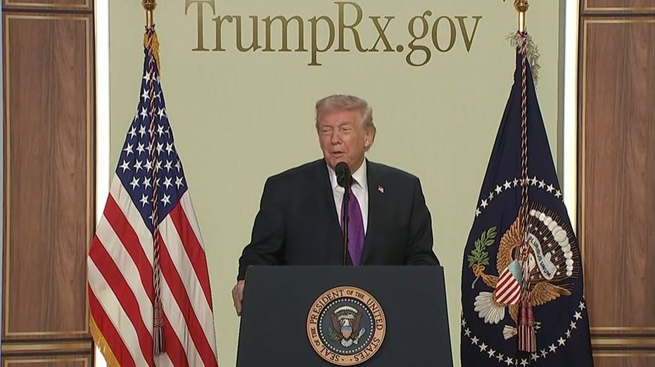 President Donald Trump makes and announcement about the TrumpRx.gov prescription website, Thursday, Feb. 5, 2026, at the White House in Washington, D.C.