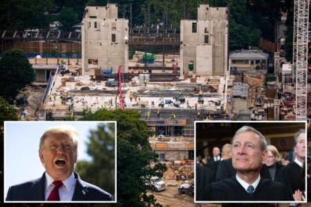 Work on Trump WH ballroom can continue, Supreme Court Chief Justice John Roberts rules