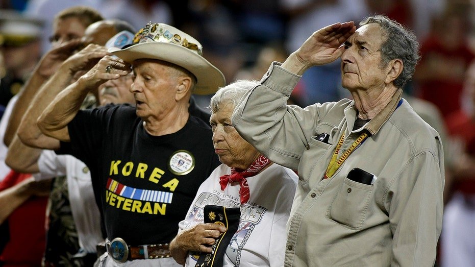 Veterans salute