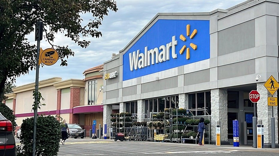 A Walmart store front in Long Island, New York