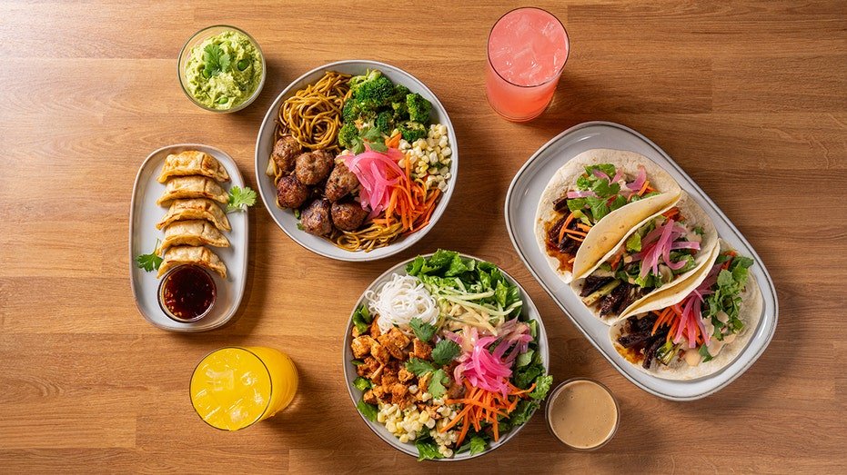 Menu items from Zao Asian Grill