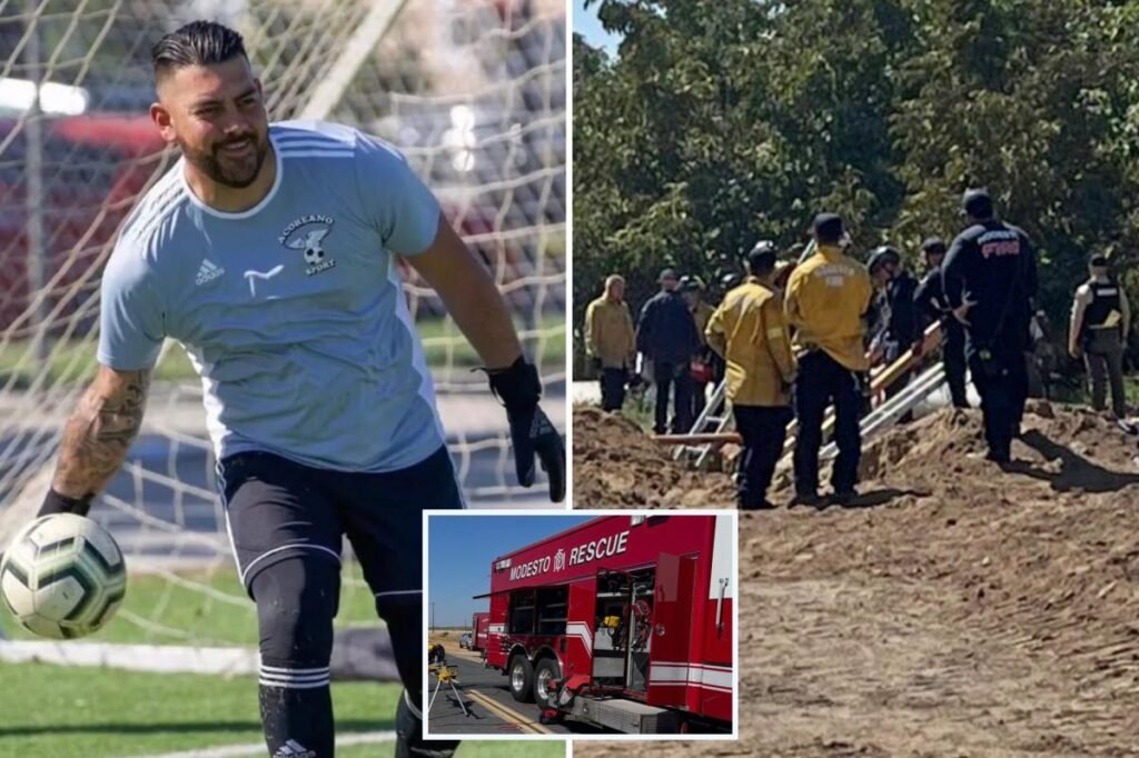 Soccer star identified as worker killed in horror California trench collapse Soccer star identified as worker killed in horror California trench collapse