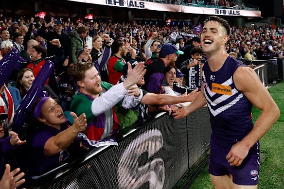 Fremantle’s win over Sydney was one for the ages. It even got some die-hard West Coast fans teary-eyed.